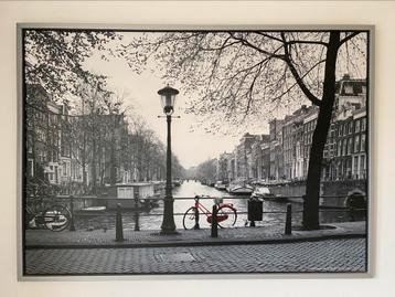 Mooi IKEA schilderij fiets in  Amsterdam beschikbaar voor biedingen