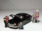 Mercury 1949, 1/43, met garage personeel en antieke pomp, Ophalen of Verzenden, Zo goed als nieuw, Auto, Overige merken