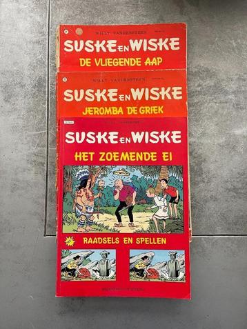 3 stripboeken Suske & Wiske (nrs 72, 87 en 73 plus) beschikbaar voor biedingen