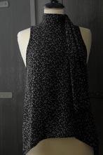 Leuke zwarte haltertop met sterren van H&M, maat 38, ZGAN!!, Kleding | Dames, Maat 38/40 (M), H&M, Zwart, Ophalen of Verzenden