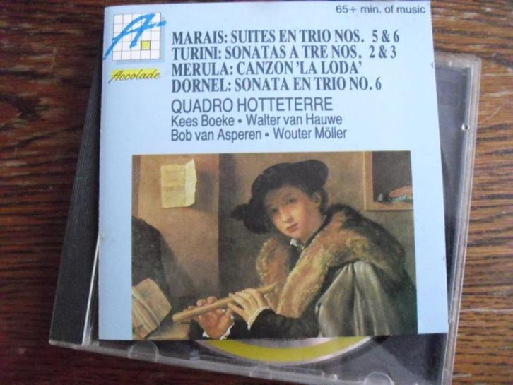 - Barokmeesters - Turini, Marais, Merula, Dornel - CD, Cd's en Dvd's, Cd's | Klassiek, Zo goed als nieuw, Orkest of Ballet, Barok