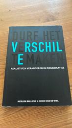 Guido Van de Wiel - Durf het verschil te maken, Guido Van de Wiel; Merlijn Ballieux, Sociale wetenschap, Ophalen of Verzenden