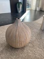 Cream bruin vaas heel licht, Huis en Inrichting, Woonaccessoires | Vazen, Ophalen, Overige kleuren, Minder dan 50 cm, Glas