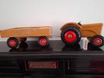 oude houten tractor met aanhanger, Ophalen of Verzenden
