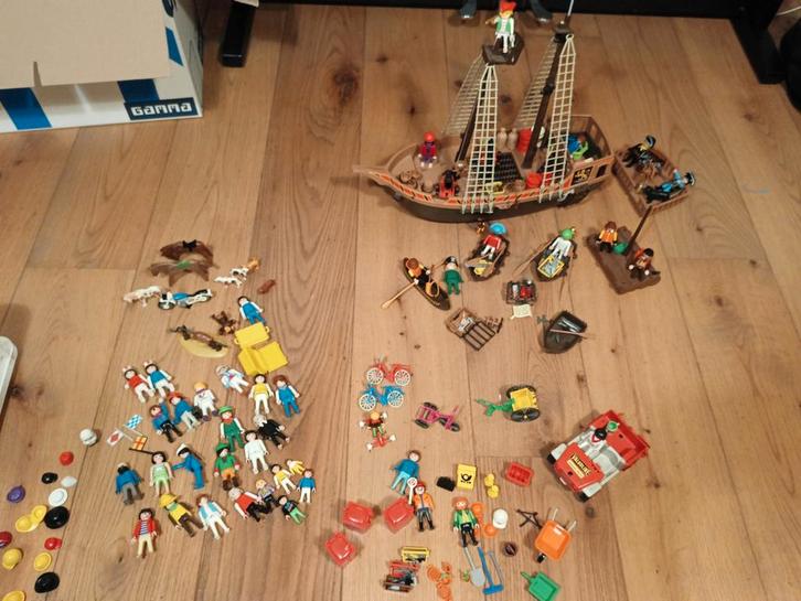 Playmobil, grote set, oa piratenschip, Kinderen en Baby's, Speelgoed | Playmobil, Gebruikt, Ophalen