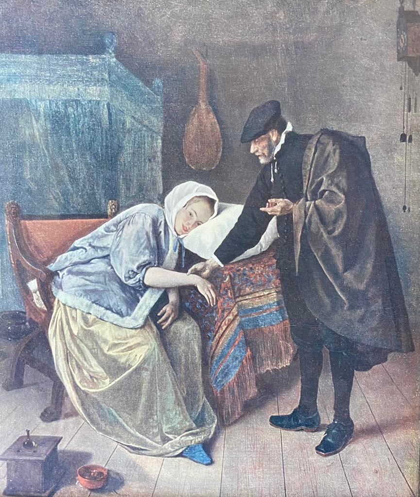 Reproductie Jan Steen, Antiek en Kunst, Ophalen of Verzenden