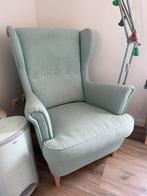 Ikea stoel strandmon lichtblauw, Huis en Inrichting, Fauteuils, Ophalen, Zo goed als nieuw, 50 tot 75 cm