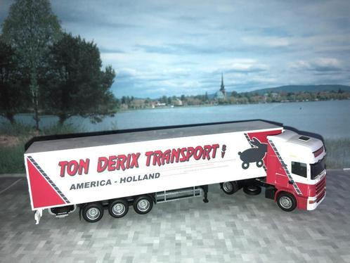 2x Ton Derix Volvo / Scania 53228 /71409, Hobby en Vrije tijd, Modelauto's | 1:87, Nieuw, Bus of Vrachtwagen, AWM, Ophalen of Verzenden