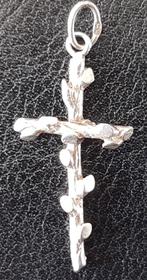 Zilveren (925) Russisch-orthodoxe kruishanger., Ophalen of Verzenden, Zo goed als nieuw, Kruis of Symbool, Zilver