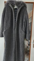 Ava Adore mantel van o.a wol in antraciet kleur, Kleding | Dames, Ophalen of Verzenden, Zo goed als nieuw, Maat 42/44 (L), Grijs