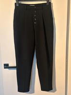 Mango - zwarte pantalon met knopen | maat M, Maat 38/40 (M), Mango, Zwart, Ophalen of Verzenden