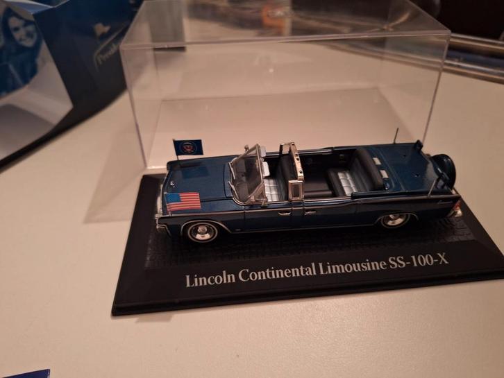 Modelauto Atlas Lincoln Continental Kennedy verzamelaarsobj, Telecommunicatie, Mobiele telefoons | Batterijen en Accu's, Zo goed als nieuw