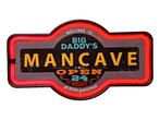 Mancave led sign - Bar verlichting - Wandbord - Tekstbord, Kouwehoek 1b, Cave & Garden, Nieuw, Ophalen of Verzenden