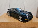 Welly Porsche 964 Carrera Zwart, Hobby en Vrije tijd, Modelauto's | 1:18, Ophalen of Verzenden, Welly