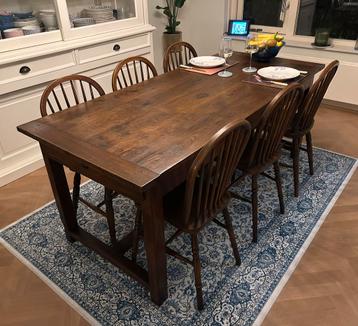 Antieke  kloostertafel 190x84breed en 77cm hoog in topstaat beschikbaar voor biedingen