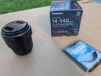 Panasonic Lumix lens (met UV filter) 14-140mm f/3.5-5.6 II, Ophalen of Verzenden, Gebruikt, Telelens, Zoom