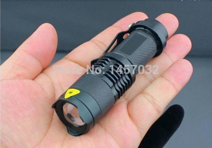 profesionele mini led zaklantaarn/zaklamp van 1200 lumen, Caravans en Kamperen, Kampeeraccessoires, Nieuw, Ophalen of Verzenden