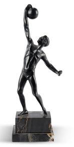 = c a 1920 ===fraai bronzen beeld === de jonge atleet =, Ophalen of Verzenden, Brons