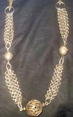 Zeer fraaie ethnische Berber ketting +munten Marokko, Sieraden, Tassen en Uiterlijk, Antieke sieraden, Verzenden, Zilver, Ketting