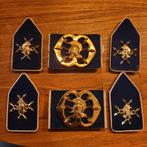 2 complete genie verbindinstroepen set, Ophalen of Verzenden, Landmacht, Nederland, Embleem of Badge
