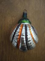 Mooie oude glazen kerstbal kokkel schelp, Diversen, Kerst, Ophalen of Verzenden, Gebruikt