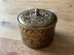 Oude messing (tabak of potpourri) pot., Ophalen of Verzenden, Koper