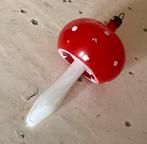 Brocante oude kerstbal Paddenstoel, Antiek en Kunst, Curiosa en Brocante, Verzenden