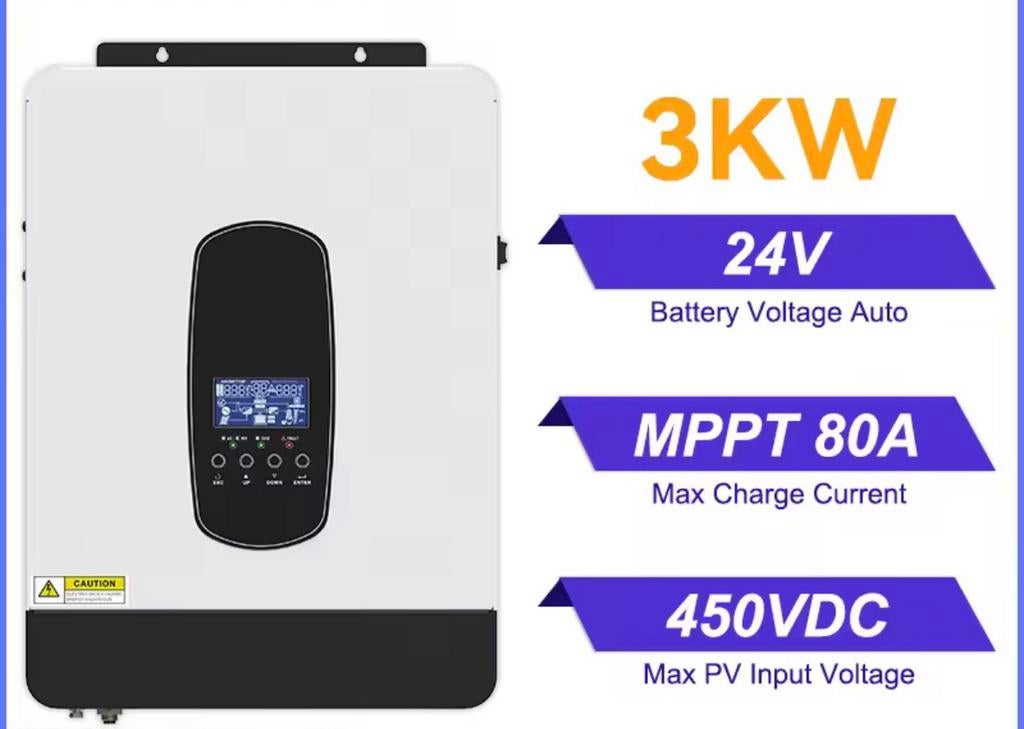 Hybride omvormer 3000  watt, Ophalen of Verzenden, Zo goed als nieuw