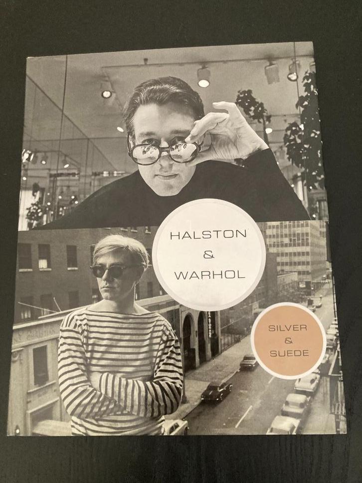 Halston & Andy Warhol Silver & Suede boek, Boeken, Kunst en Cultuur | Beeldend, Zo goed als nieuw, Grafische vormgeving, Ophalen of Verzenden
