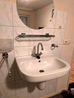 Wastafel,pacel,spiegel handdoek rek,1 prijs alles,igs, Zo goed als nieuw, Minder dan 100 cm, Wasbak of Wastafel, 25 tot 50 cm