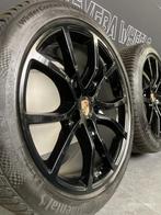 21” originele Porsche Cayenne 9Y velgen + winterbanden 5x130, Gebruikt, 275 mm, Banden en Velgen, Personenwagen
