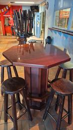 Bartafel met krukken, Ophalen, Gebruikt