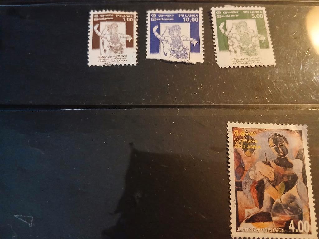 Postzegels Sri Lanka, Postzegels en Munten, Postzegels | Azië, Ophalen of Verzenden, Gestempeld, Zuid-Azië