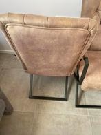 Eetkamerstoelen, Huis en Inrichting, Ophalen, Overige kleuren, Leer, Zo goed als nieuw