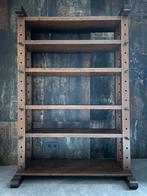 Vintage Brutalist boekenkast vitrine kast, Ophalen, 25 tot 50 cm