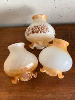 Vintage Franse lamp kapjes van glas, Antiek en Kunst, Antiek | Lampen, Ophalen of Verzenden