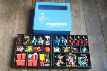 Blauwe playmobil klicky koffer (jaren 70) topstaat beschikbaar voor biedingen