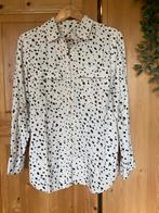 Blouse mousseline stipjes - maat M, Kleding | Dames, Blouses en Tunieken, Maat 38/40 (M), Beige, Ophalen of Verzenden, Zo goed als nieuw