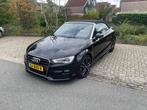 Audi A3 1.4 Tfsi 85KW Cabrio S-tronic 2016 Zwart, Auto's, 65 €/maand, 4 cilinders, Cabriolet, 4 stoelen