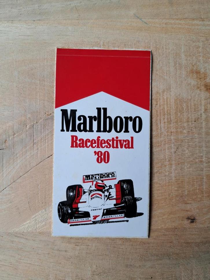 Marlboro Racefestival '80 Toegangsbewijs, Verzamelen, Automerken, Motoren en Formule 1, Gebruikt, Formule 1, Ophalen of Verzenden