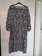 Super Mooie Norah Jurk - Zwart Wit Rozen - Maat 46, Zwart, Maat 46/48 (XL) of groter, Ophalen of Verzenden, Zo goed als nieuw