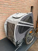 Adori Fietskar - Hondenfietskar - 125x75x95 cm Grijs Zwart, Ophalen, Opvouwbaar, 20 tot 40 kg, Zo goed als nieuw