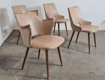 Jaren 50 eetkamerstoelen beschikbaar voor biedingen