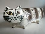 Vintage Lisa Larson Max Grote Wit Zwart Gestreepte Kat, Ophalen of Verzenden