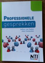 Professionele gesprekken isbn 9789041509017, Jeffrey van Zaalen, Zo goed als nieuw, Alpha, HBO