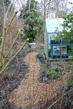 Gratis houtsnippers gezocht voor buurtmoestuin Eindhoven, Tuin en Terras, Aarde en Mest, Ophalen of Verzenden, Boomschors