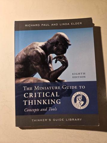 The miniature guide to critical thinking: concepts and tools beschikbaar voor biedingen