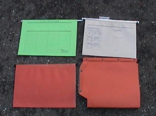 1000 Gebruikte folio Hangmappen, Diversen, Schrijfwaren, Gebruikt, Ophalen