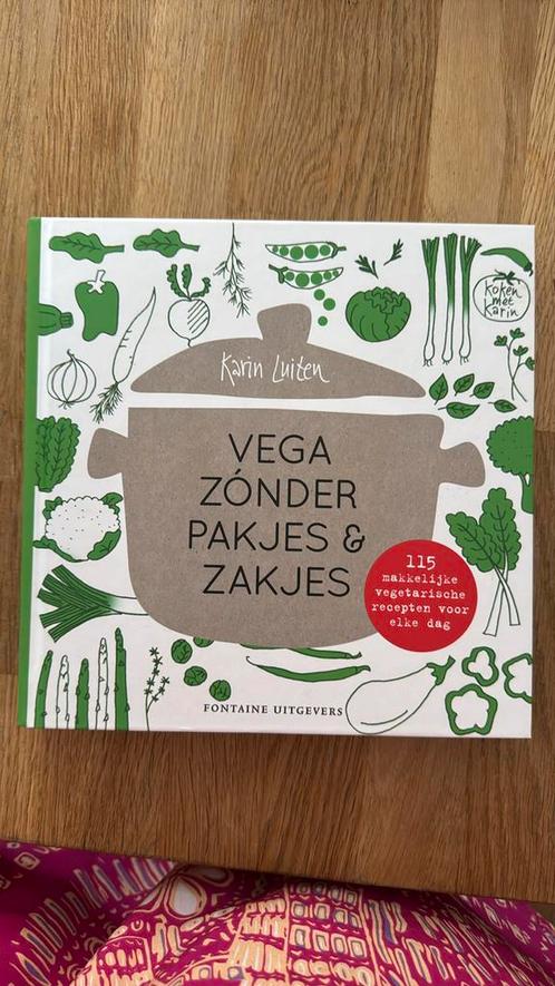 Karin Luiten - Vega zónder pakjes & zakjes, Boeken, Kookboeken, Zo goed als nieuw, Vegetarisch, Ophalen of Verzenden