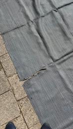 Blauw Gestreept Tenttapijt, Ophalen of Verzenden, Gebruikt